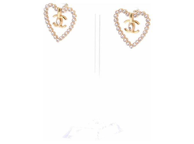 Chanel Herzohrringe Golden - Ansicht 5