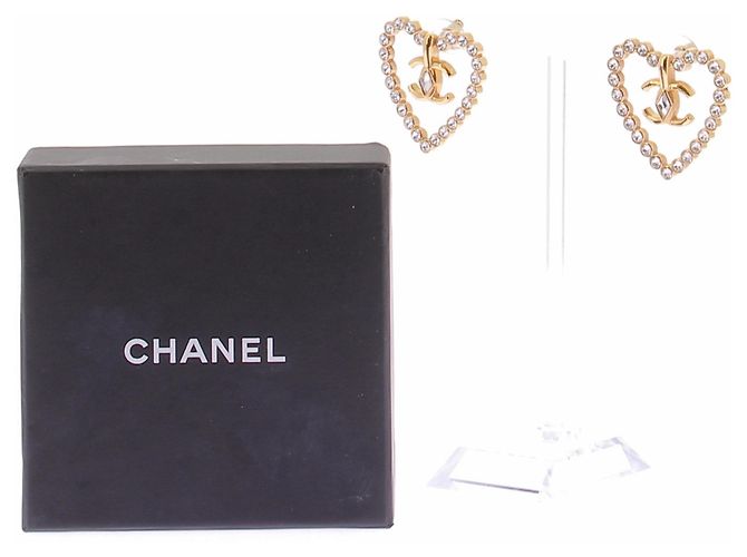 Chanel Herzohrringe Golden - Ansicht 6