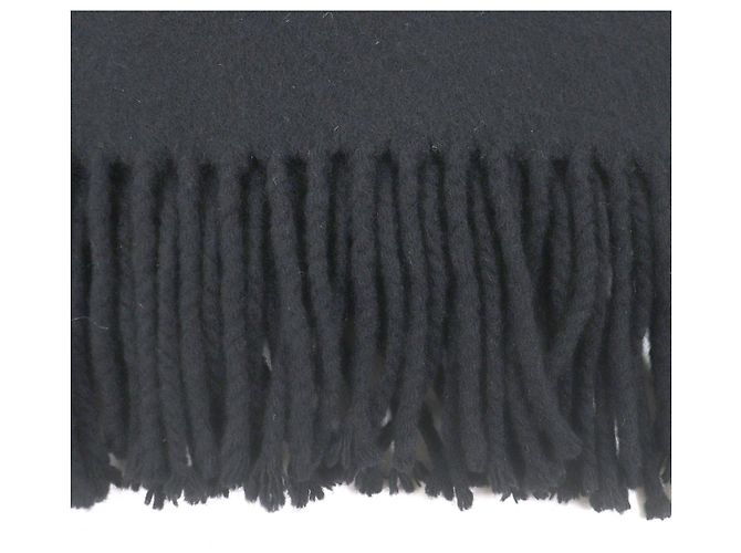 Sciarpa nera in cashmere 100% Hermès Nero - vista 4