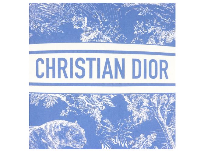 Coussin en mélange de lin Dioliviera Christian Dior Bleu - vue 5