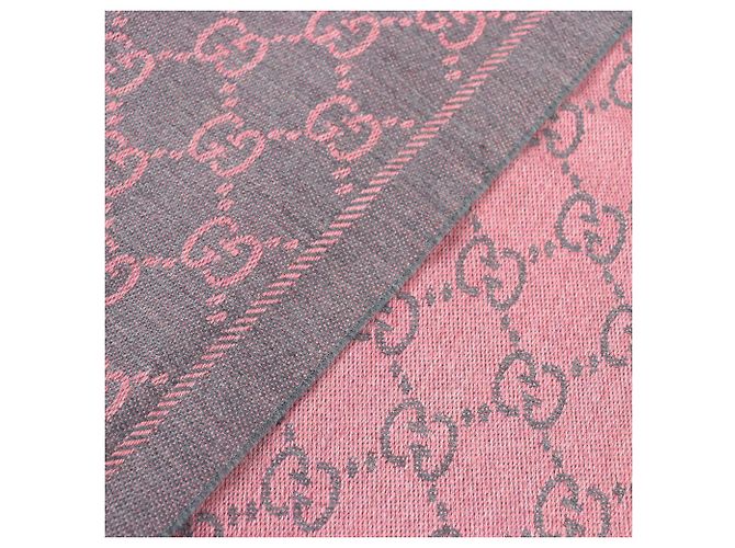 Stola in lana rosa Gucci - vista 5