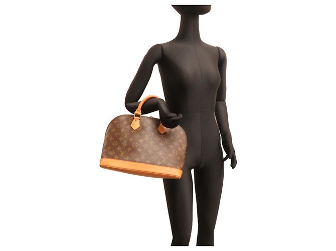 Borsa a mano Alma PM donna Louis Vuitton Marrone - vista 9