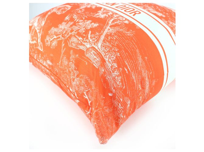 Coussin Dioliviera HYP02RCO0U de Christian Dior Orange - vue 5