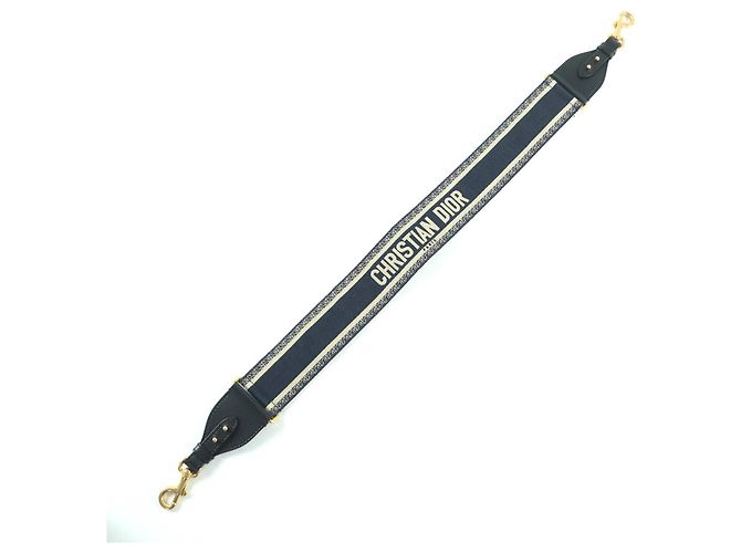 Cinghia a Spalla Christian Dior S8557CBTE Beige Blu navy - vista 4