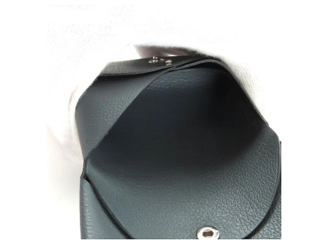 Monedero Calvi Duo Gris Misty de Hermès Gris antracita - vista 5