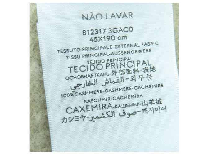 Stola in cashmere Gucci beige - vista 11