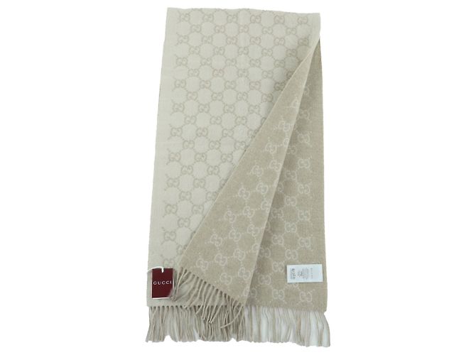 Stola in cashmere Gucci beige - vista 3