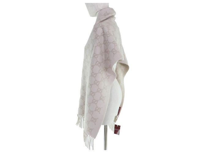 Stola in cashmere Gucci beige - vista 5