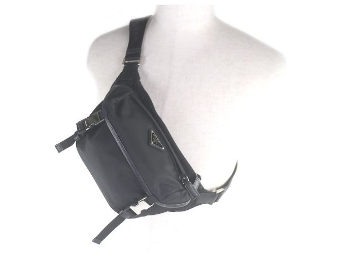 Saffiano Borsa a Spalla Prada 2VH171 in Nero - vista 2