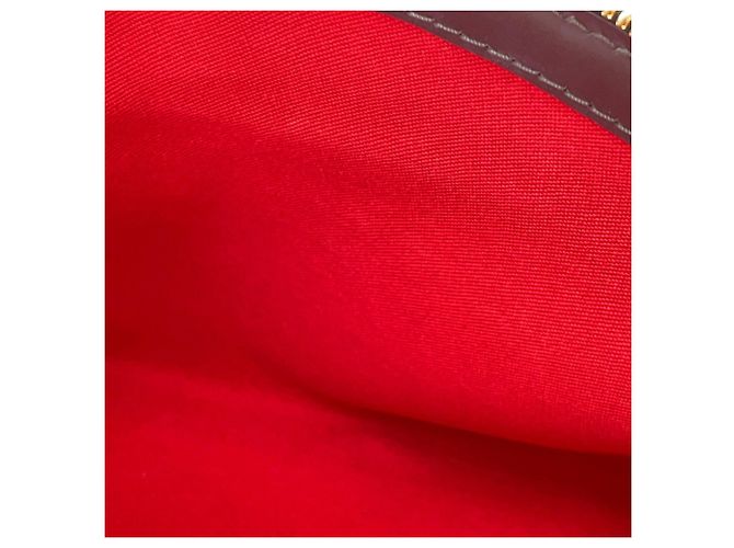 Borsa Louis Vuitton Damier Ebene Verona PM Rosso - vista 11