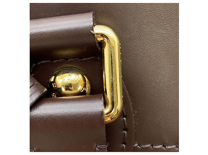 Borsa Louis Vuitton Damier Ebene Verona PM Rosso - vista 14