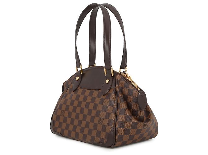 Borsa Louis Vuitton Damier Ebene Verona PM Rosso - vista 2