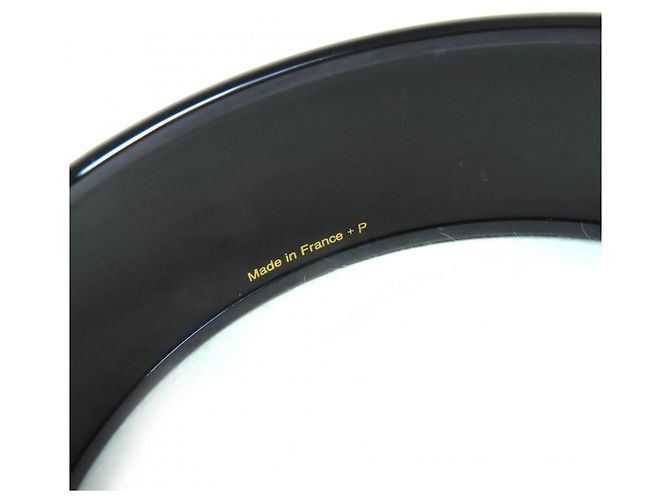 Bracciale Bangle Bandana HH Click GM di Hermès Nero Multicolore - vista 7