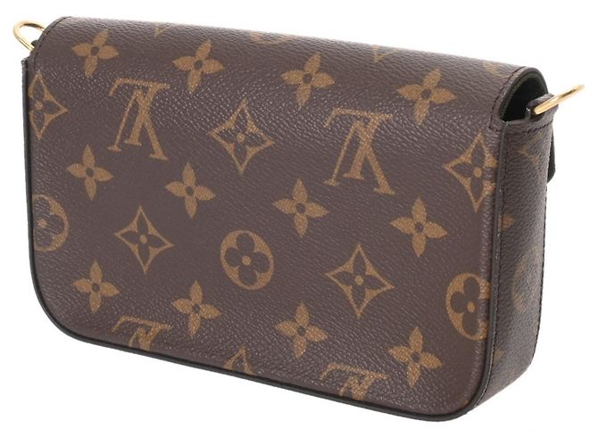 Louis Vuitton Monogram Multi Pochette Felicie Marrone Cachi - vista 3