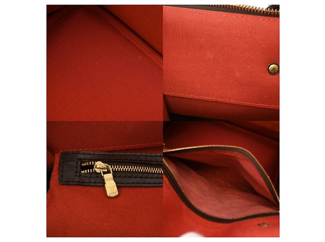 Borsa Boston Damier Greenwich PM Marrone Louis Vuitton - vista 10