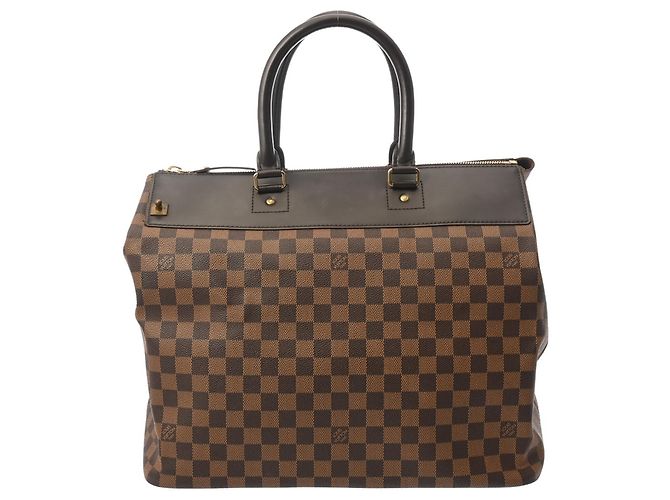 Borsa Boston Damier Greenwich PM Marrone Louis Vuitton - vista 2