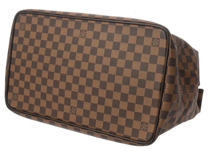 Borsa Boston Damier Greenwich PM Marrone Louis Vuitton - vista 7
