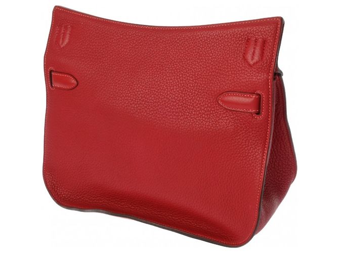 Jypsiere Borsa a Spalla Hermès Jypsière 28 Verso Rosa Rosso - vista 3