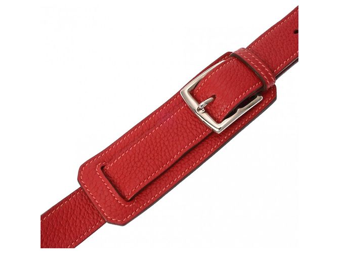Jypsiere Borsa a Spalla Hermès Jypsière 28 Verso Rosa Rosso - vista 5