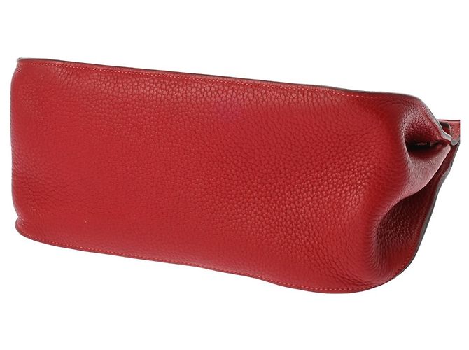 Jypsiere Borsa a Spalla Hermès Jypsière 28 Verso Rosa Rosso - vista 7