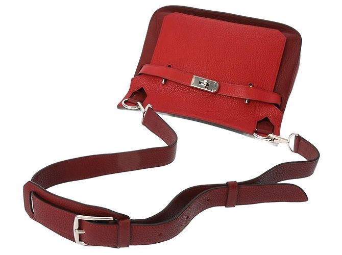 Hermès HERMES Jypsiere 31 Bicolor Schultertasche Rot - Ansicht 4