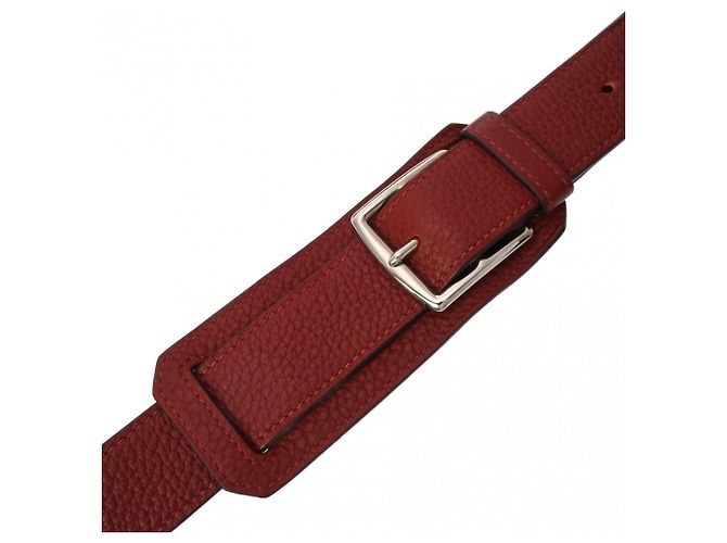 Hermès HERMES Jypsiere 31 Bicolor Schultertasche Rot - Ansicht 5