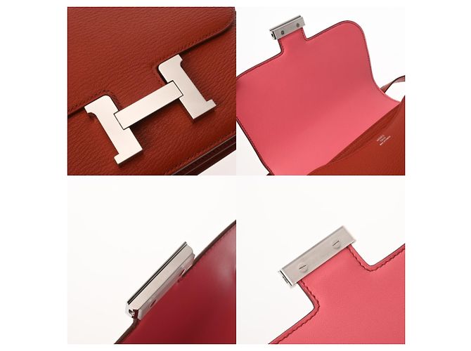 Hermès Constance 3 Mini Schultertasche Pink - Ansicht 10