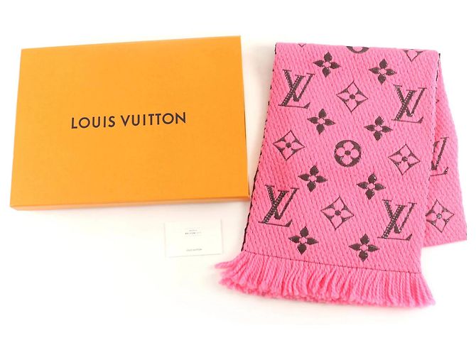 Sciarpa Logomania Shine di Louis Vuitton Rosa - vista 2