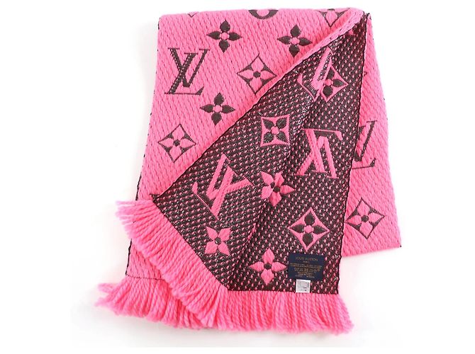 Sciarpa Logomania Shine di Louis Vuitton Rosa - vista 3