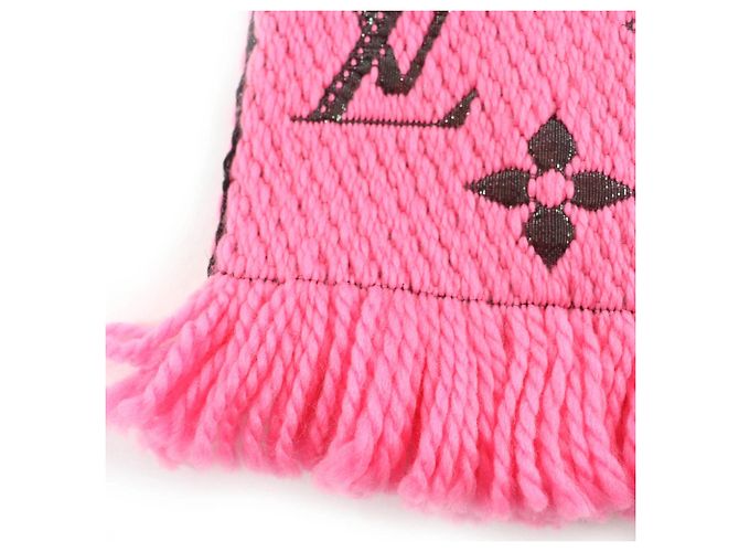 Sciarpa Logomania Shine di Louis Vuitton Rosa - vista 6