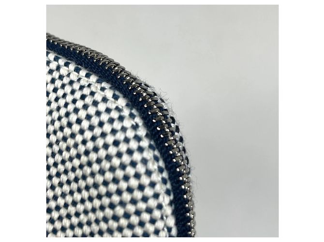 Mini-Make-up-Täschchen Bolide von Hermès Marineblau - Ansicht 4
