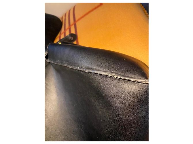 Fendi Peekaboo Monster Eyes - Schwarzes Leder - Größe Mittel/Regulär - Ansicht 15