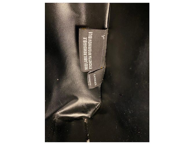 Fendi Peekaboo Monster Eyes - Schwarzes Leder - Größe Mittel/Regulär - Ansicht 5