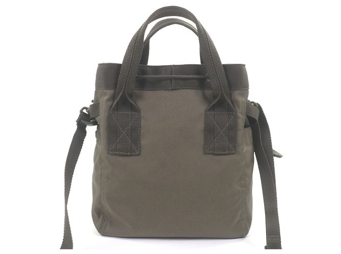 Sac à main en polyamide recyclé khaki Balenciaga Kaki - vue 4