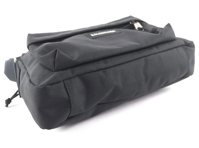 Borsa a Spalla in Nylon Explorer di Balenciaga Nero - vista 3