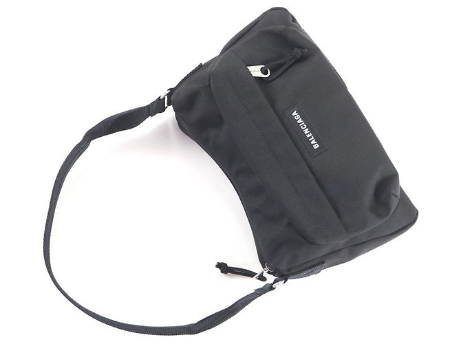 Borsa a Spalla in Nylon Explorer di Balenciaga Nero - vista 8