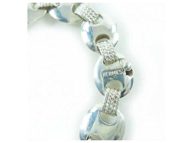 Bracciale Bangle Hermès Vintage Chloris 925 Argento - vista 4