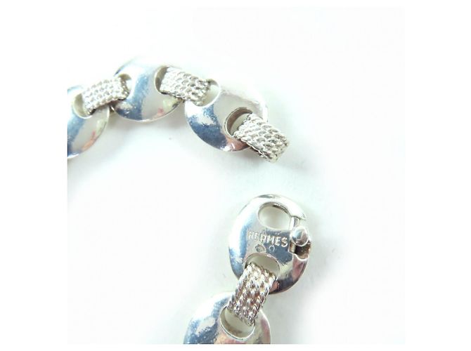 Bracciale Bangle Hermès Vintage Chloris 925 Argento - vista 6