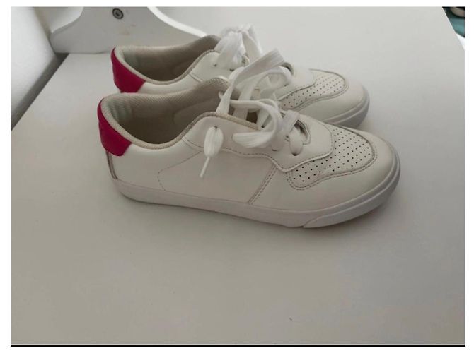 Autre Marque Scarpe da ginnastica bianche con dettagli fucsia Bianco - vista 3