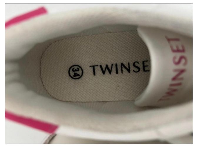 Autre Marque Scarpe da ginnastica bianche con dettagli fucsia Bianco - vista 5