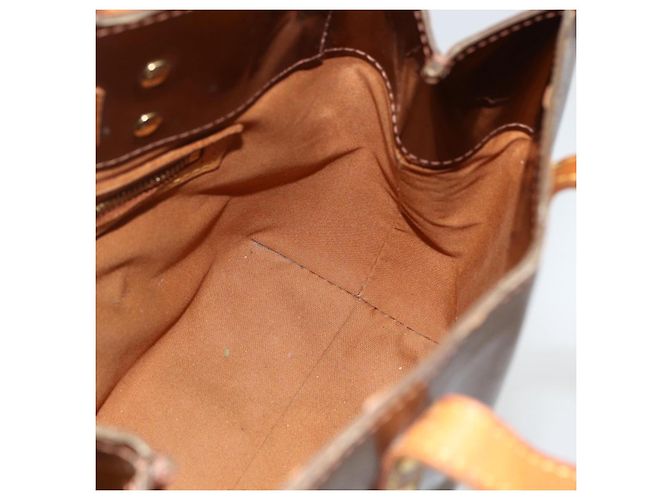 LOUIS VUITTON Borsa a Mano Monogram Vernis Reade PM Bronzo M91146 LV Auth BSZ490 - vista 17