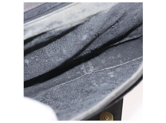 BALLY Borsa a Spalla a Catena in Pelle Grigia Oro Auth ti3817 Marrone D'oro - vista 11