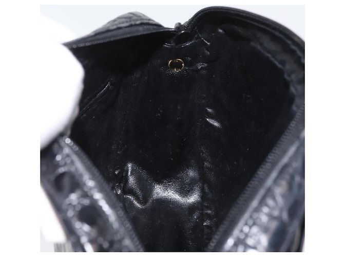 Vala Schultertasche aus Leder Schwarz Gold Salvatore Ferragamo Auth ka3259 Golden - Ansicht 19
