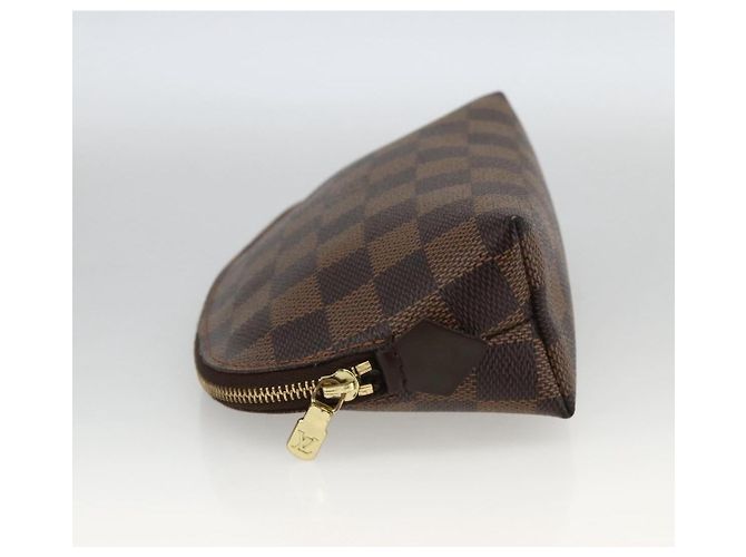 LOUIS VUITTON Kosmetiktäschchen PM Damier Ebene N47516 Authentisch LV BA11593 - Ansicht 3