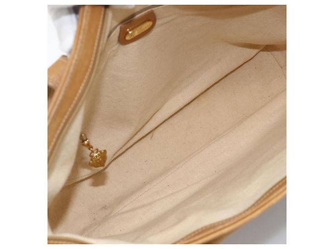 GUCCI Micro GG Supreme Tote Bag PVC Beige Gold Auth ki6597 Golden - view 10