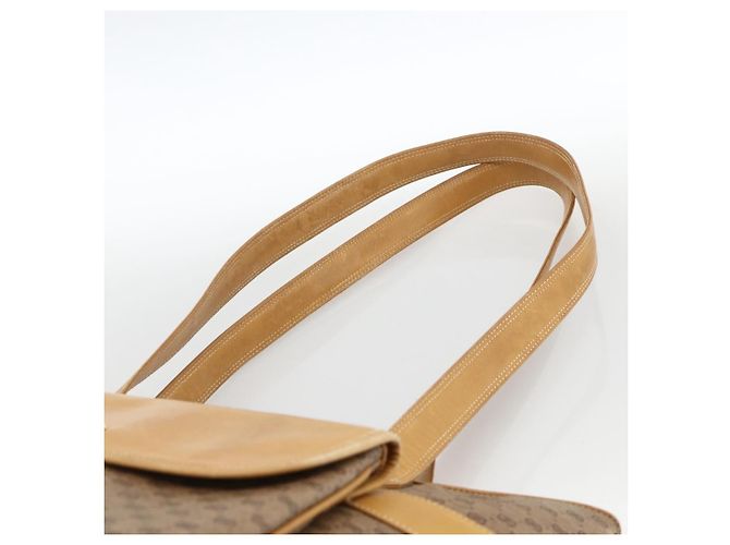 GUCCI Micro GG Supreme Tote Bag PVC Beige Gold Auth ki6597 Golden - view 8