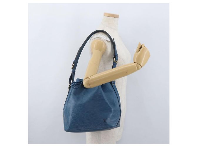 LOUIS VUITTON Epi Petit Noe Shoulder Bag Blue M44105 LV Auth ARZ531 - view 20