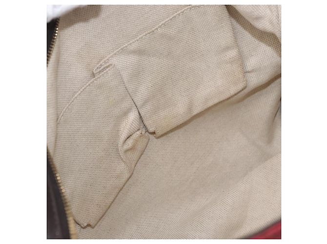 Borsa a Spalla GG Canvas Gucci Oro Rosso 308930 Auth ka3313 D'oro - vista 11