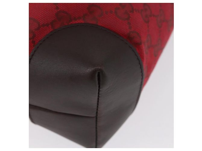 Borsa a Spalla GG Canvas Gucci Oro Rosso 308930 Auth ka3313 D'oro - vista 16