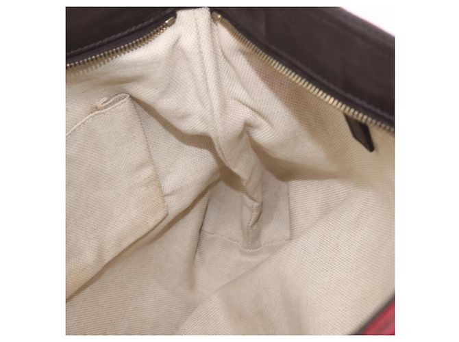 Borsa a Spalla GG Canvas Gucci Oro Rosso 308930 Auth ka3313 D'oro - vista 21